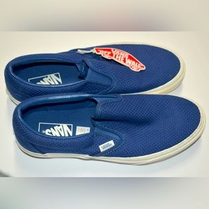 Midnight Blue Vans Slip-on US Men 8 US Women 9.5